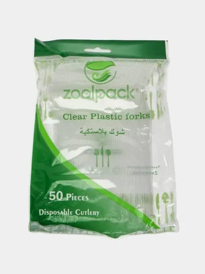 Zoolpack shaffof plastik vilkalar (50)