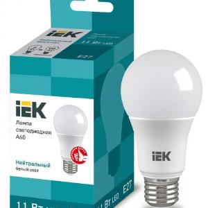 LED chiroq A60 to'pi 11W 230V 6500K E27 IEK