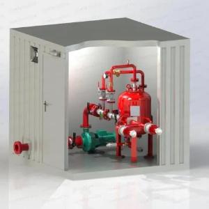 Водо-пенная противопожарная автоматическая система