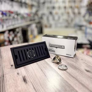 Трап SUS 304 black, 10х20 см