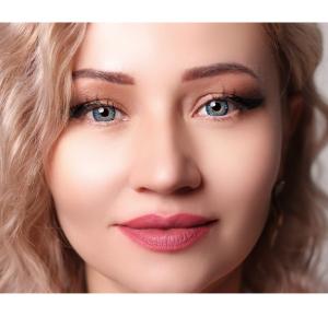 S3-403 BLUE  0.00 2PS Цветные ГОЛУБЫЕ контактные линзы, для красоты. 2 Линзы.