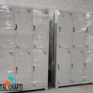 Шкаф металлический для раздевалки, 6 ячеек