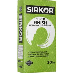 SIRKOR шпаклевка полимерная "SUPERFINISH" 20 кг