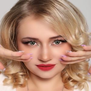  #2568 0.00 Цветные КАРИЕ контактные линзы, для красоты. 1 Линза