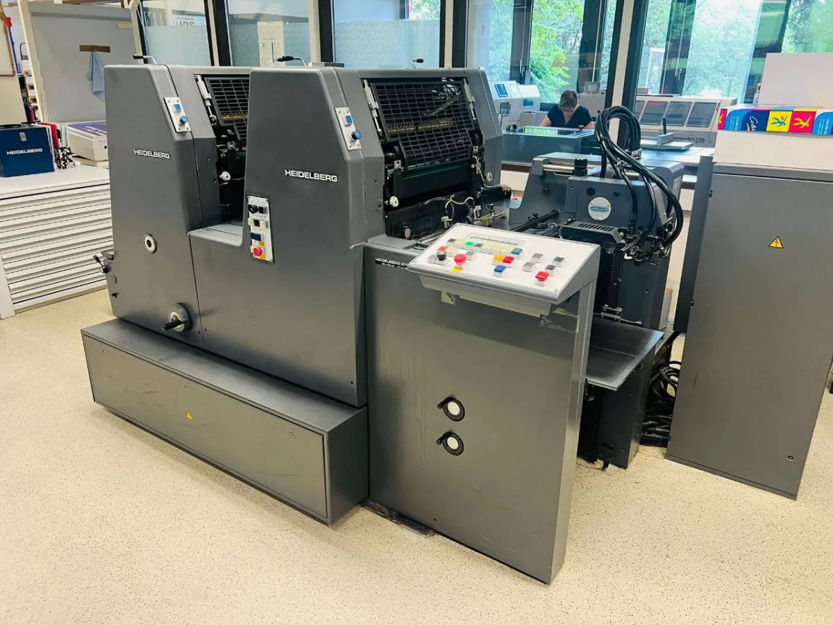 Heidelberg GTOZP52 S ofset bosma mashinasi CP Tronic displeyli