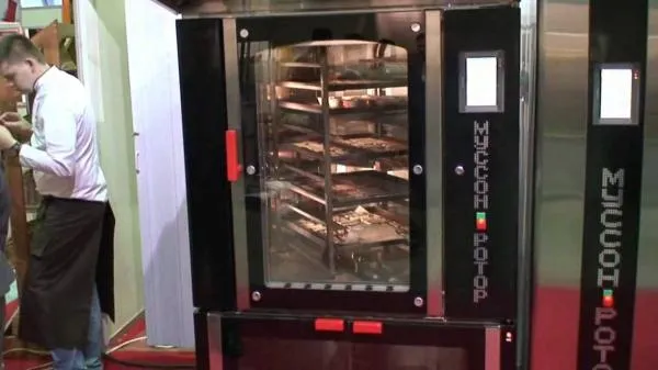Печь "Муссон-ротор" мод 33 с расстойным шкафом "Бриз" мод.33