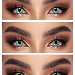 AMARA GRAY  0.00 Цветные СЕРЫЕ контактные линзы, для красоты. 1 Линза