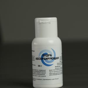 Пудра абсорбирующая, косметическая  