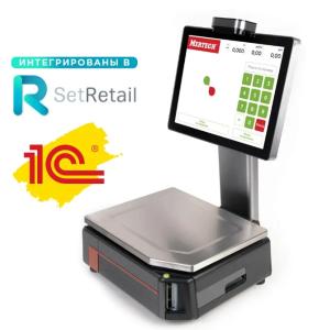 Весы MERTECH M-ER 727 PM-32.5 (VISION-AI 15", USB, Ethernet, Wi-Fi)