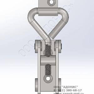 Замок регулируемый ТИП 3 L92-108 (701)