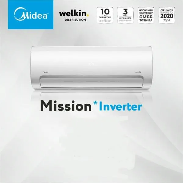 Split tizimli konditsionerlar Midea welkin "Mission"12 Inverter