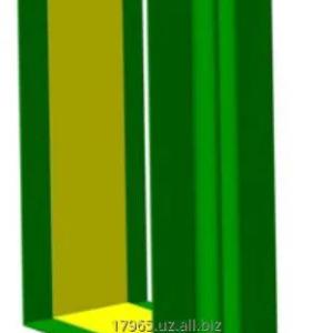 Компенсатор двухлинзовый прямоугольного сечения 600х1000 мм