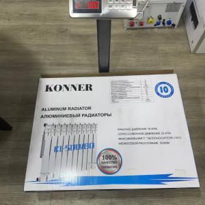 Радиатор алюминиевый Konner KL-500/80, 10 секций