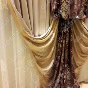 Zal uchun klassik pardalar