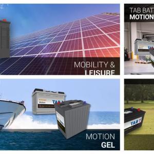 Полутяговые гелевые аккумуляторные моноблоки 12В, 105/120Ач TAB Motion Gel (50-180 AH)