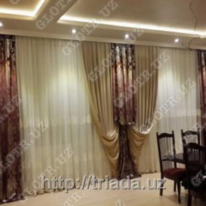 Классические шторы для зала