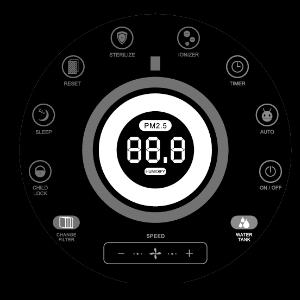 Очиститель воздуха Welkin. 34-58 м2. Эффективная фильтрация воздуха 