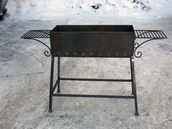 Metall barbekyu