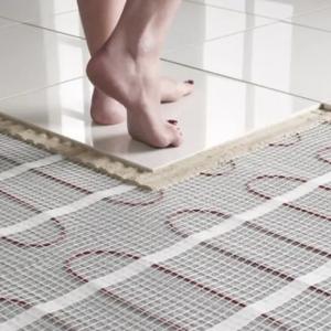 Тёплый пол "кабельный" для санузла (Россия). Монтаж+доставка