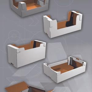 Gofrokartondan qutilarni shakllantirish va yopishtirish uchun chiziq