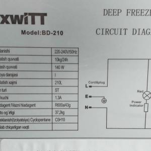 Морозильник Maxwitt BD-210