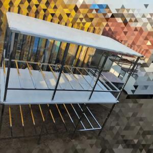 Стол производственный из нержавейки. Стол нержавейка 236×114×85 (h)
