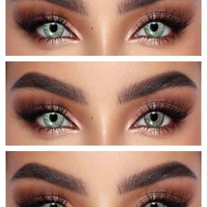 S3-091 GRAY  0.00 Цветные СЕРЫЕ контактные линзы, для красоты. 1 Линза