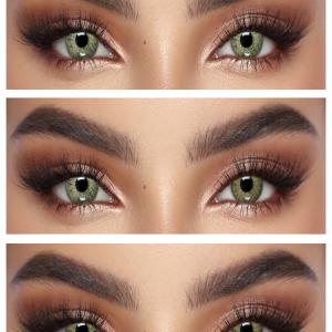 WFS-07 PURE HAZEL 0.00  Цветные ЖЁЛТЫЕ контактные линзы, для красоты. 1 Линза