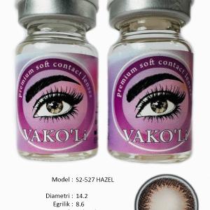 S2-527 HAZEL 0.00 2PS  Цветные КАРИЕ контактные линзы, для красоты. 2 Линзы.