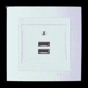  USB Двойная Розетка с Адаптором (ФУНКЦИЯ ЗАРЯДКИ) 2.1A