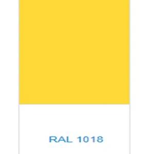 Polyester kukunli bo'yoq DZ10510020 INFRALIT PE 8316-00 RAL 1018 (sariq porloq)
