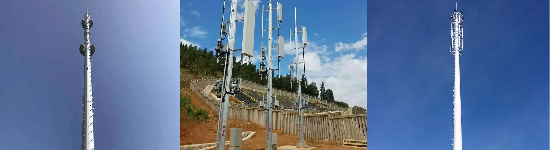 Faceted 5G radio ustunlari