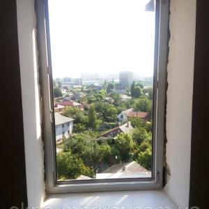 ПВХ (металлопластиковое) окно одностворчатое (поворотно-откидное открывание)