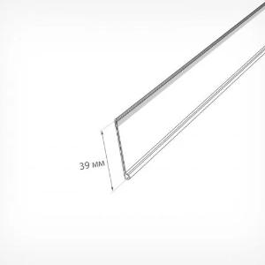 Ценникодержатель полочный самоклеящийся высотой 39 мм