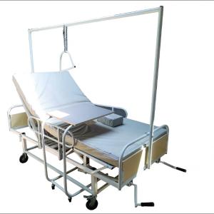 Gorizontal bar bilan uy uchun tibbiy yotoq