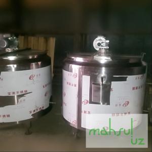 300 dan 5000 litrgacha isitiladigan mikserlar va mikserlar