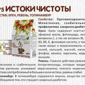 Травяной чай с сушеными фруктами «Истоки чистоты»