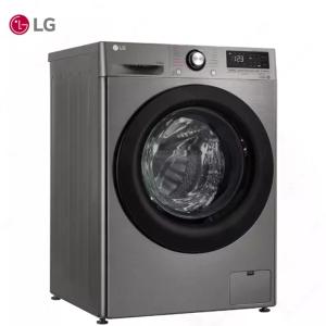 LG TW4V3RS6S автомат кир ювиш машинаси, 10.5 кг, буғли ювиш (Steam), ақлли бошқарув (AI DD), LG ThinQ иловаси орқали Wi-Fi орқали бошқариш имконияти, ранги (кулранг).