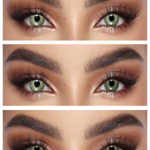S3-315 GREEN  0.00  Цветные ЗЕЛЕНЫЕ контактные линзы, для красоты. 1 Линза