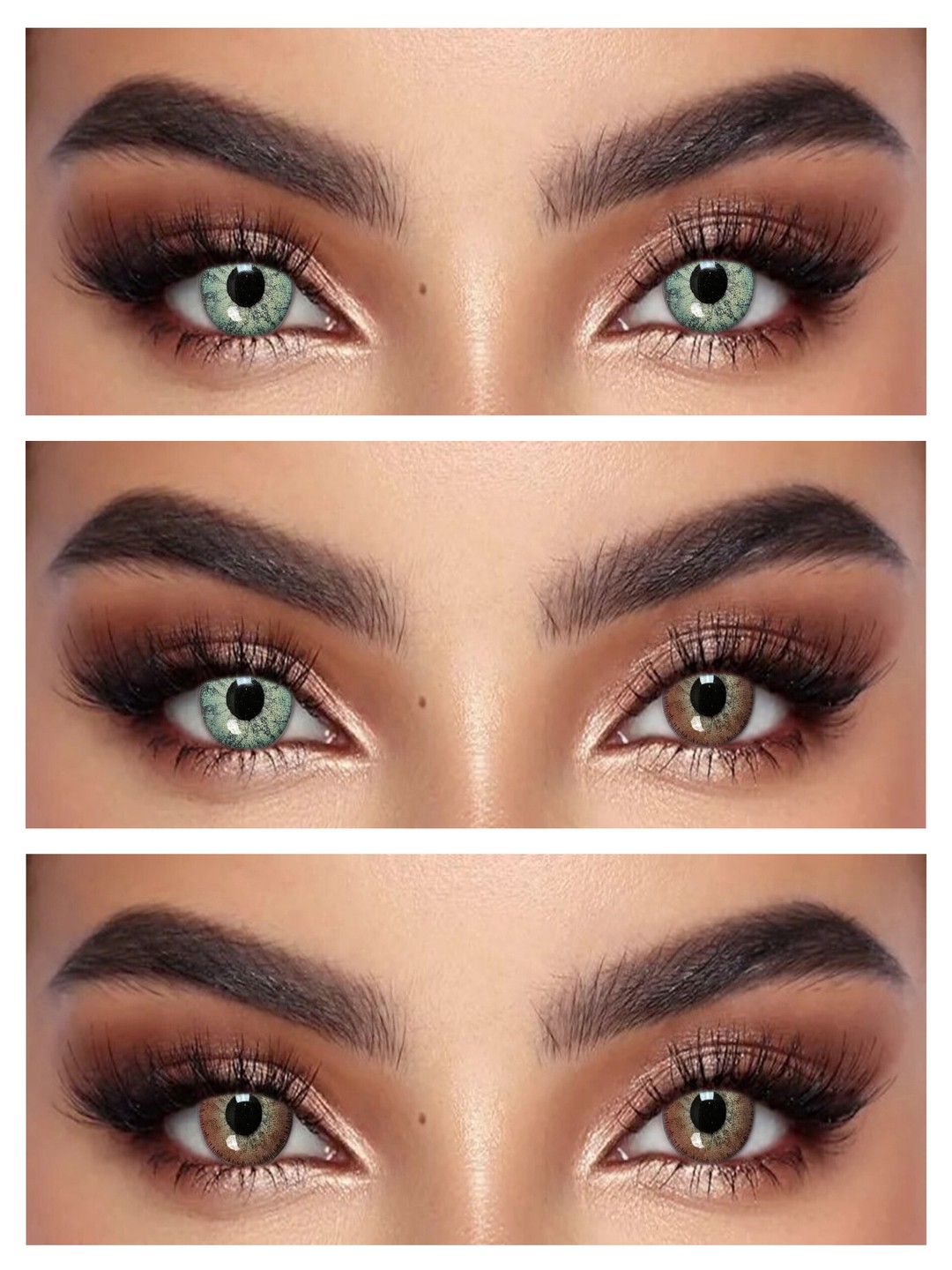  NA-14 HAZEL 0.00 Цветные КАРИЕ контактные линзы, для красоты. 1 Линза