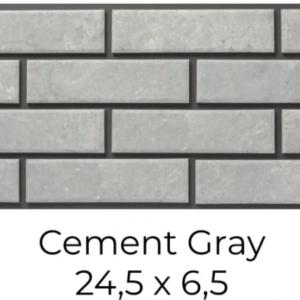 Eron fasad kafel Tsement kulrang