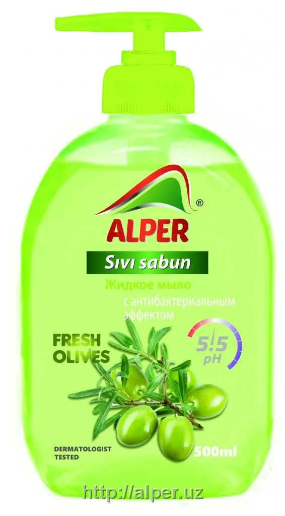 Suyuq sovun "Alper" - Yangi zaytun 500 ml