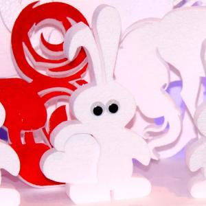 Новогодние объёмные фигуры из пенопласта 2д, 3д