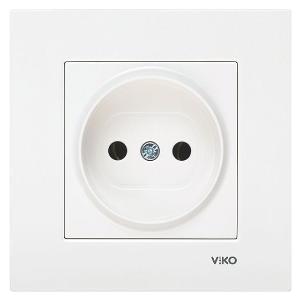 Yagona (1 o'rinli) rozetka topraklanmamış, Karre seriyali