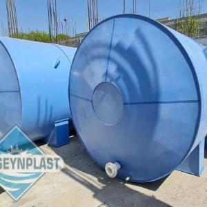 Ichimlik suv uchun gorizontal shaklda 30m3 polipropilen eko-sig'im, bak, rezervuar