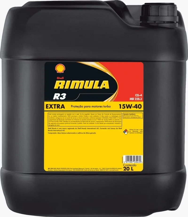 Shell Rimula R3X 15W-40, CI-4 motor moyi