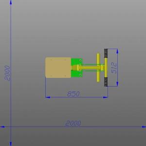Уличный тренажер «Райдер» Код 3011