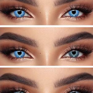 S3-661 SUGAR GRAY 0.00 2PS с Раствором Цветные СЕРЫЕ линзы, 2 Линзы+Раствор в Подарок