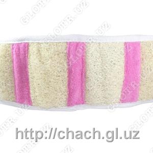 Мочалка массажная "Лента — Волна"