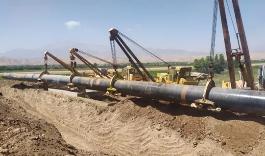 Buyurtmachining texnik topshirig'i, shartlari va loyiha-smeta hujjatlariga muvofiq magistral gaz quvurlarini kalitlarga topshirish